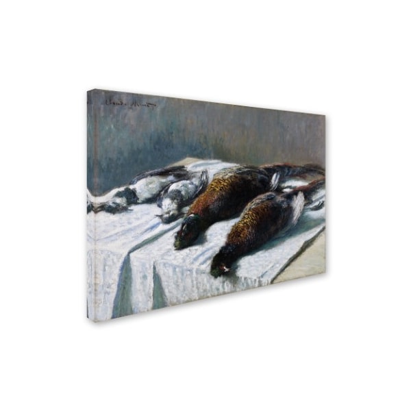 Monet 'Still Life With Pheasants And Plovers' Canvas Art,24x32